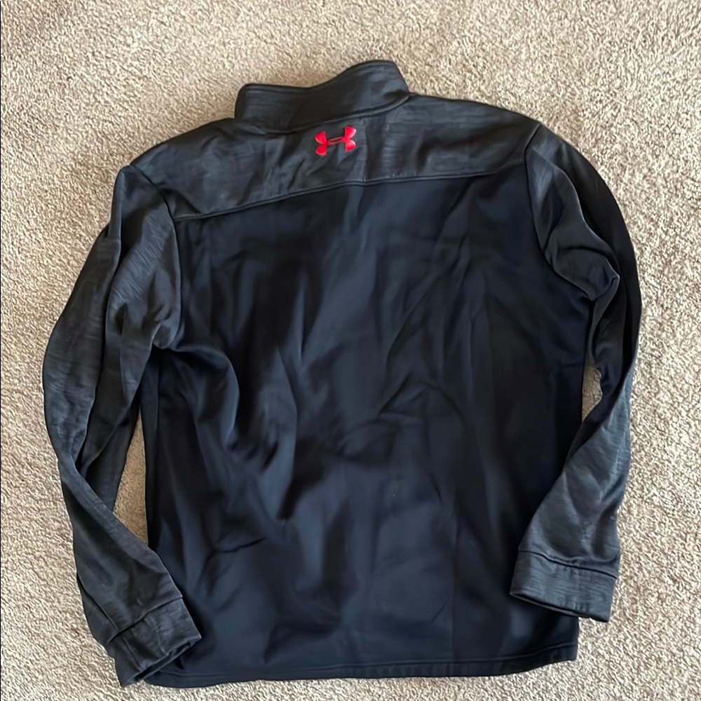 Under Armour Black and Red Pullover - Picture 3 of 3